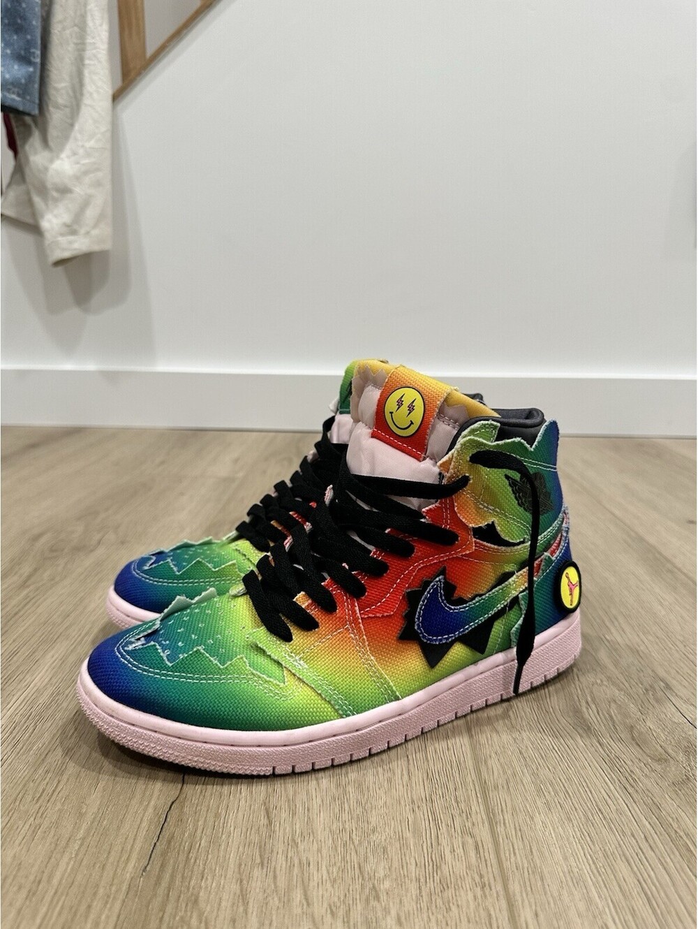 Nike Air Jordan 1 Retro OG High x J Balvin Tie Dye Size 7 DC3481-900